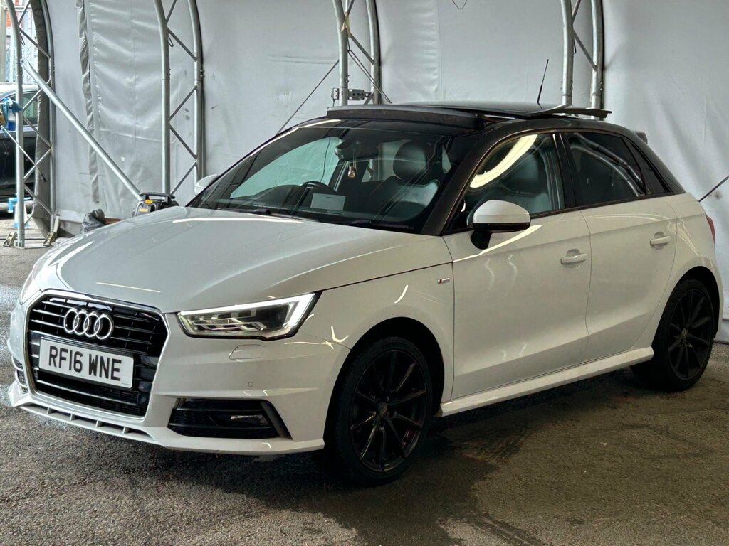 Audi A1 1.4 Tfsi S Line Sportback S Tronic Euro 6 Ss White #3