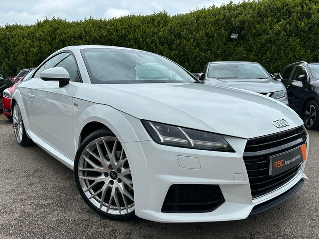 Audi TT 2015 2.0 Tdi Ultra S Line Coupe White #3