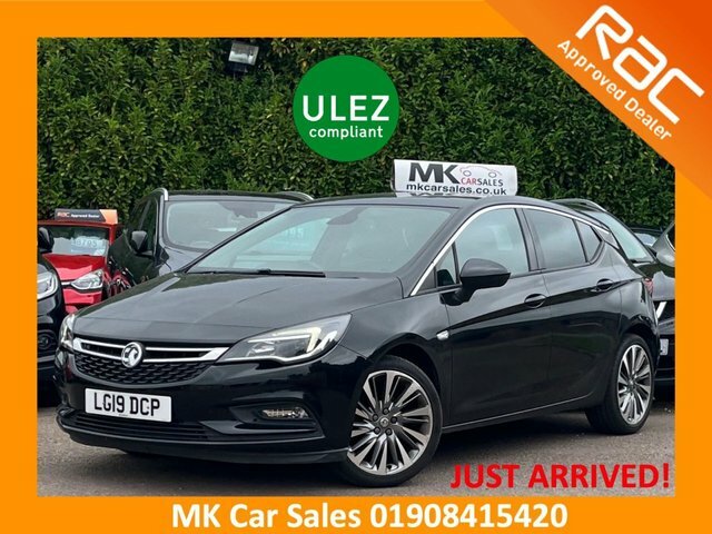Vauxhall Astra 2019 1.4I Turbo Griffin Hatchback Manua Black