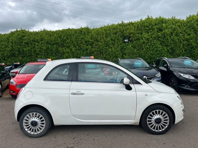 Fiat 500 2013 1.2 Lounge Hatchback Euro 6 White #2