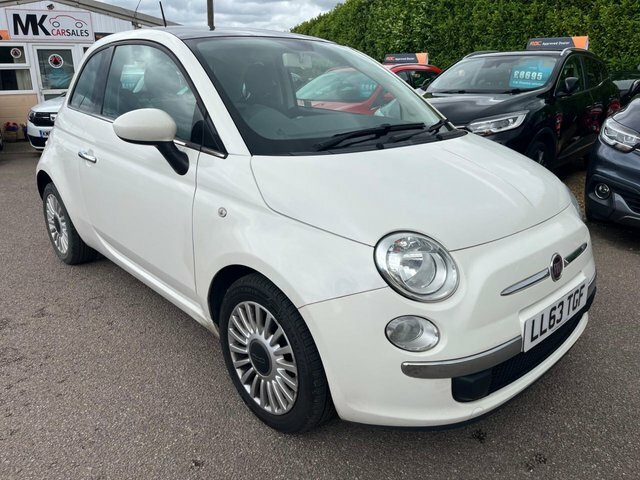 Fiat 500 2013 1.2 Lounge Hatchback Euro 6 White #3