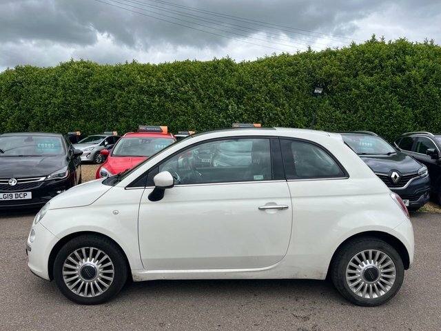 Fiat 500 2013 1.2 Lounge Hatchback Euro 6 White #6