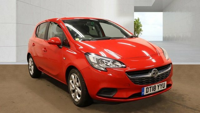Vauxhall Corsa 2018 1.4I Ecotec Sport Hatchback DT18YYU Red #2