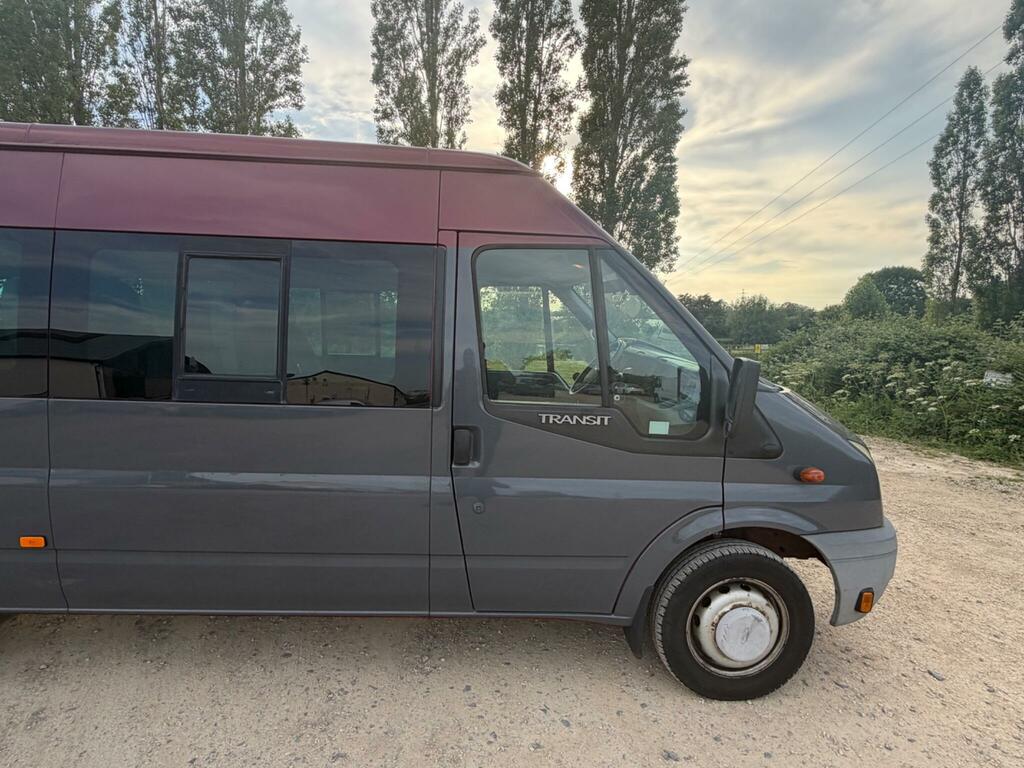 Ford Transit Custom 2.4 Tdci 115 Xlwb High Roof 17 Seat Minibus Drw Rw Blue #17