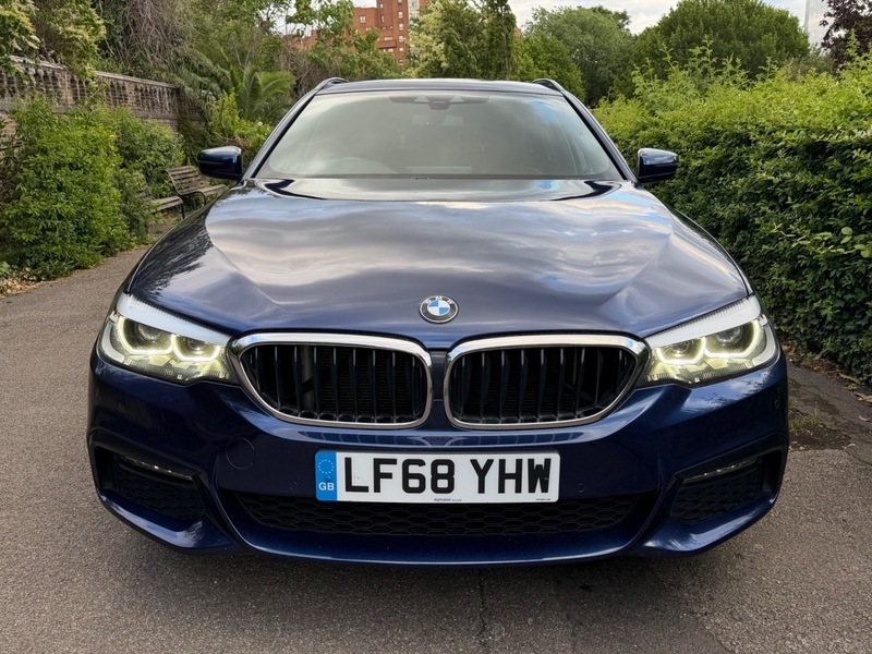 BMW 5 Series 520D M Sport Touring Blue #5