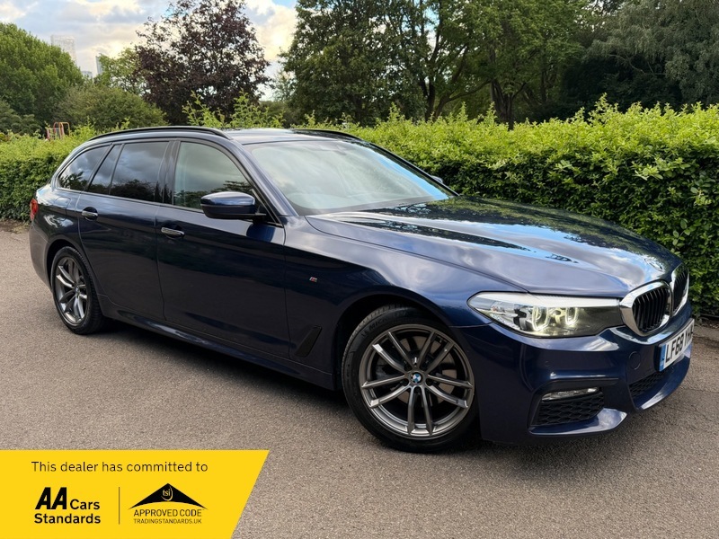 BMW 5 Series 520D M Sport Touring Blue