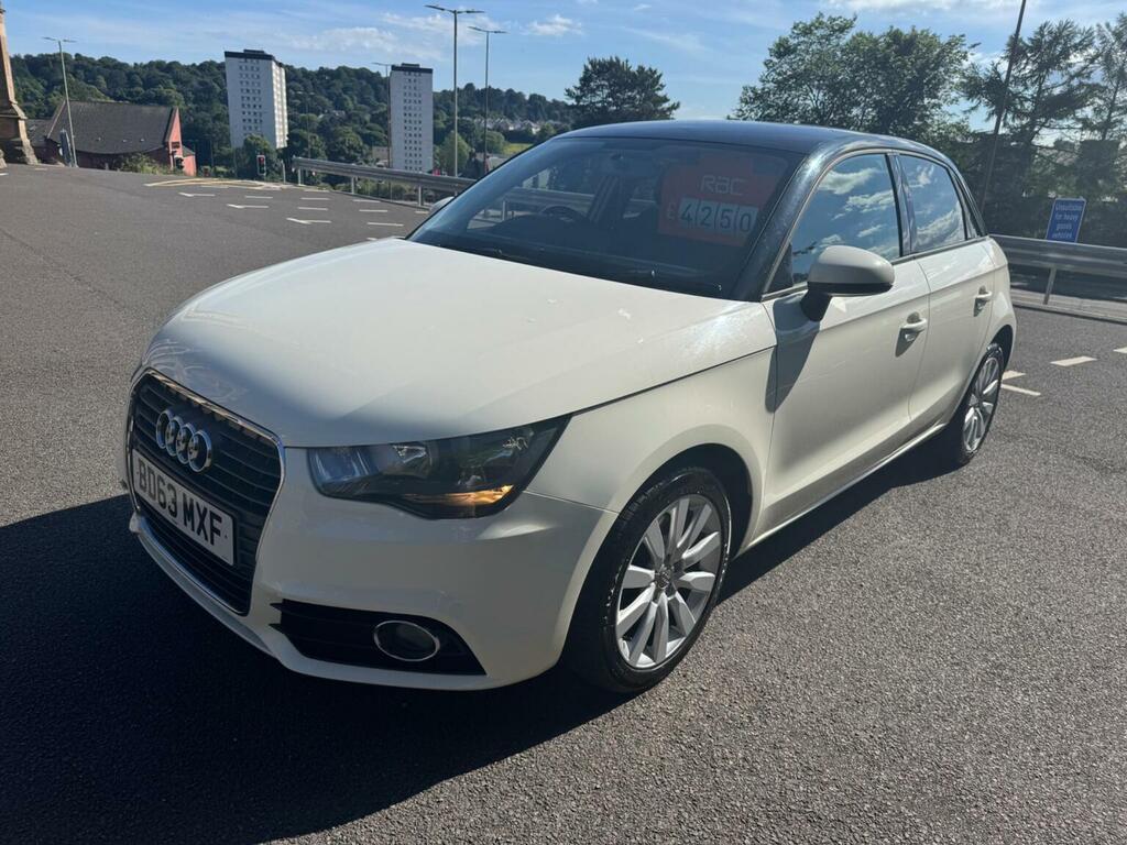 Audi A1 1.6 Tdi Sport Sportback Euro 5 Ss White #3