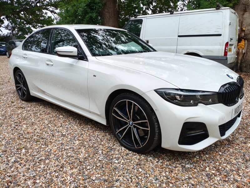 BMW 3 Series 330E M Sport White