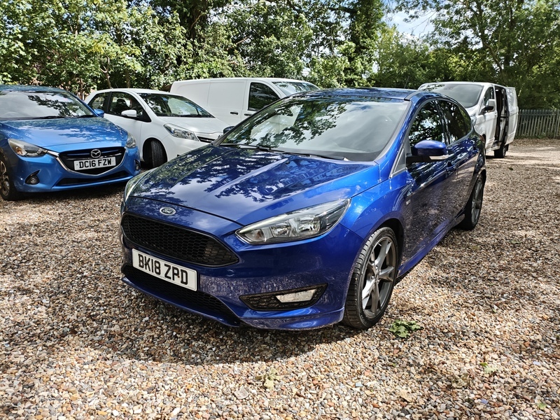 Ford Focus St-line X Blue #2