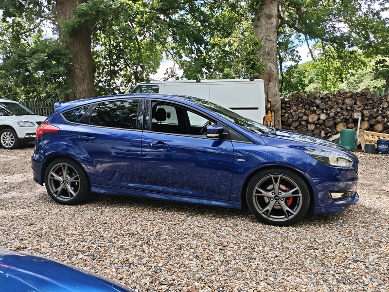 Ford Focus St-line X Blue #4