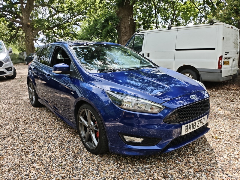 Ford Focus St-line X Blue #3