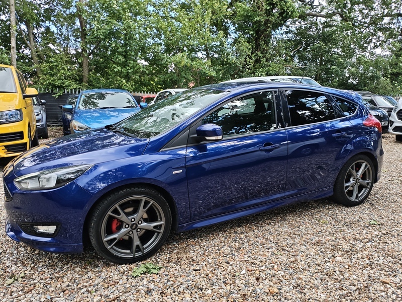 Ford Focus St-line X Blue #6