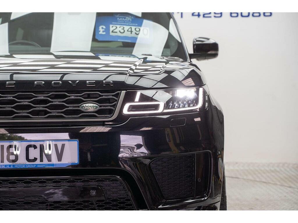 Land Rover Range Rover Sport 3.0 Sd V6 Hse Dynamic 4Wd Euro 6 Ss YR18CNV Black #5