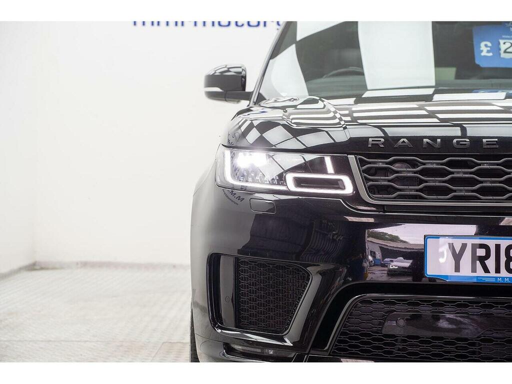 Land Rover Range Rover Sport 3.0 Sd V6 Hse Dynamic 4Wd Euro 6 Ss YR18CNV Black #4