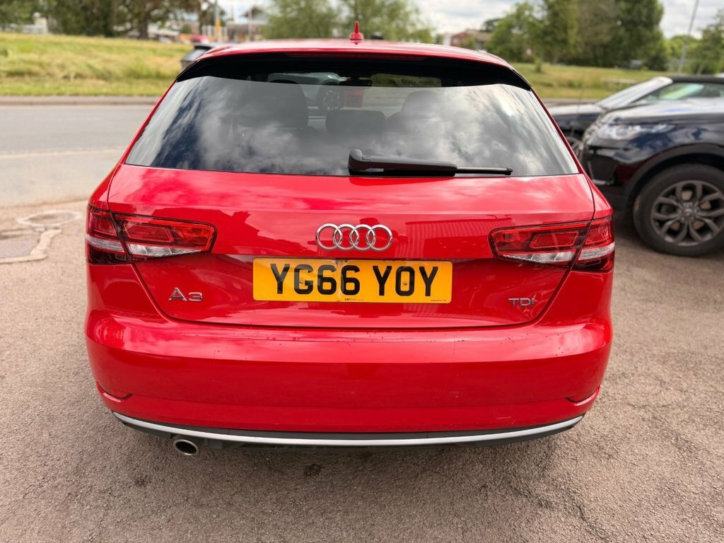 Audi A3 1L Sport YG66YOY Red #6