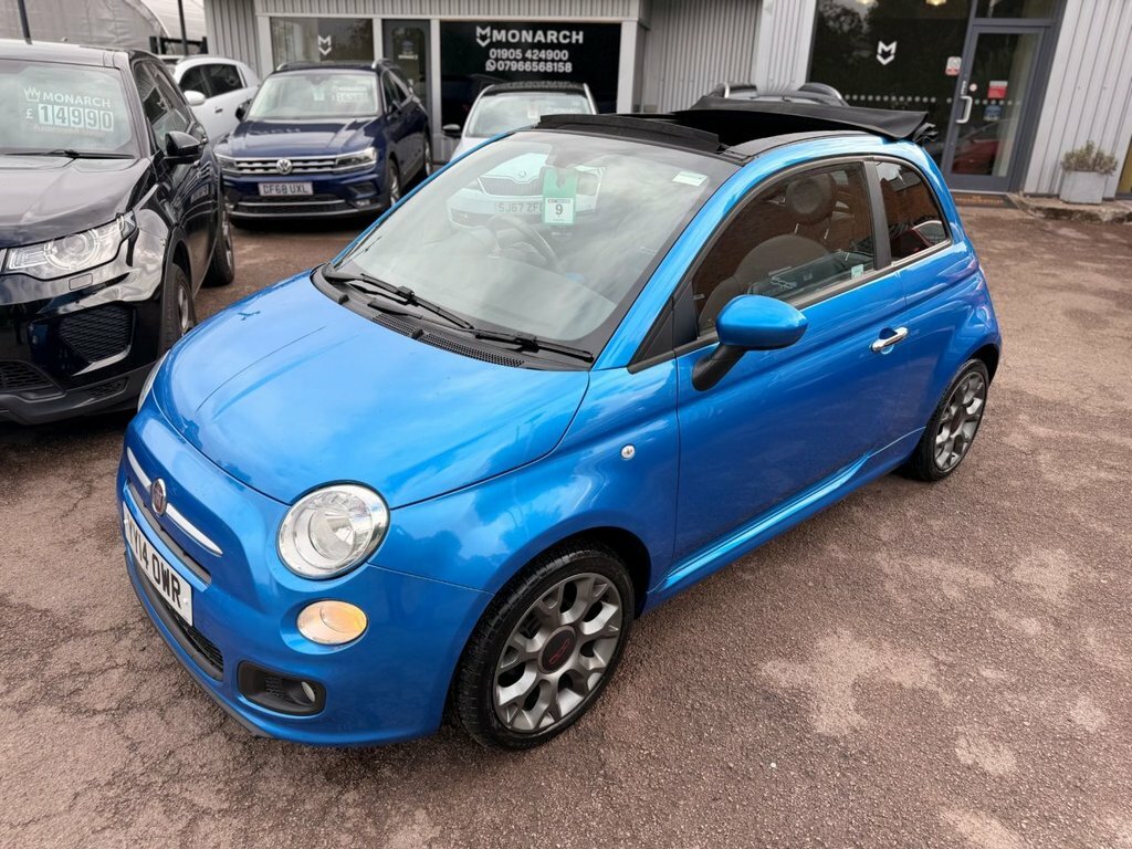 Fiat 500C C S Blue #12