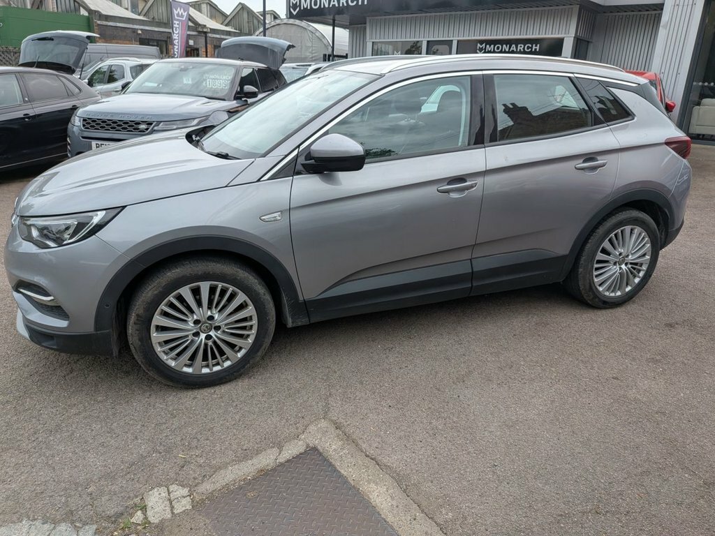 Vauxhall Grandland X 1.5L Business Edition Nav YM69KJZ Grey #4