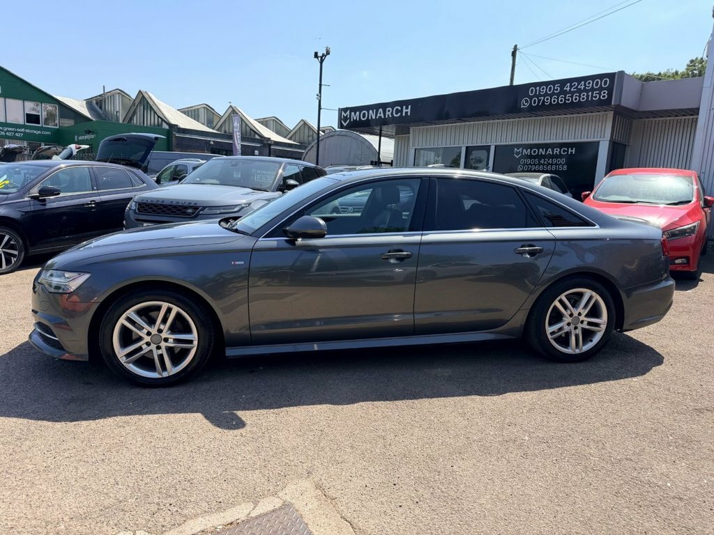 Audi A6 Saloon A6 S Line Black Edition Tdi Quattro S-a White #9