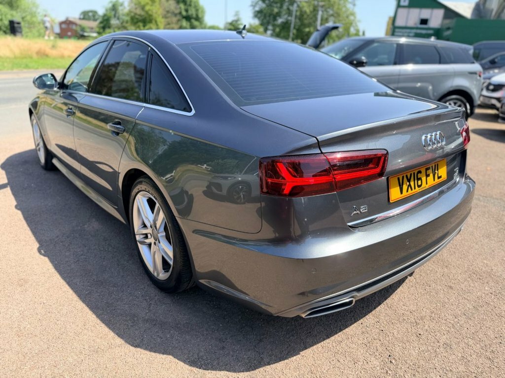 Audi A6 Saloon A6 S Line Black Edition Tdi Quattro S-a White #8