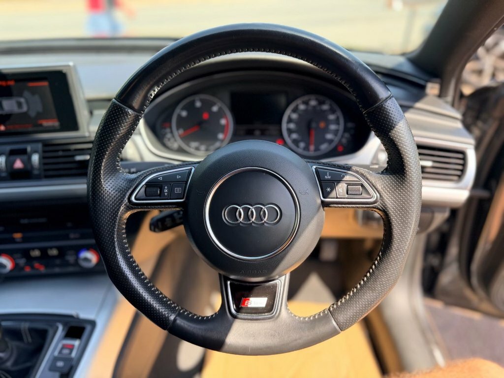 Audi A6 Saloon A6 S Line Black Edition Tdi Quattro S-a White #19