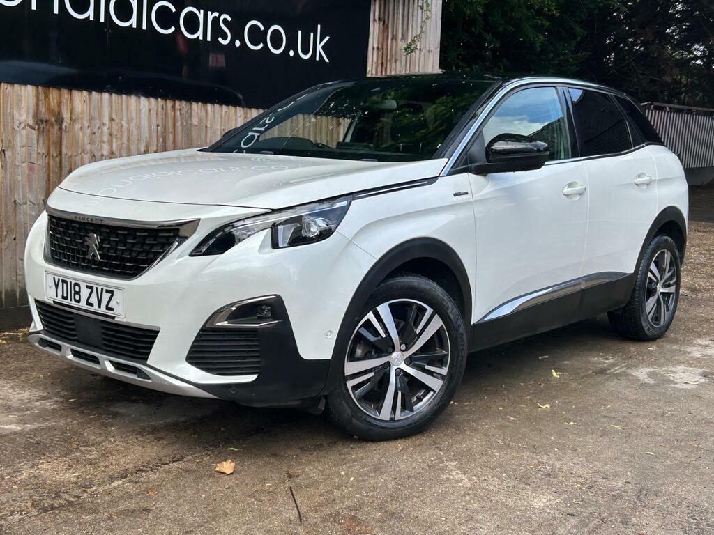 Peugeot 3008 1.6 Thp Gt Line Eat Euro 6 S S YD18ZVZ White #6