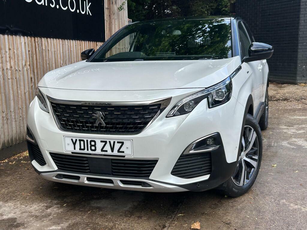 Peugeot 3008 1.6 Thp Gt Line Eat Euro 6 S S YD18ZVZ White #2