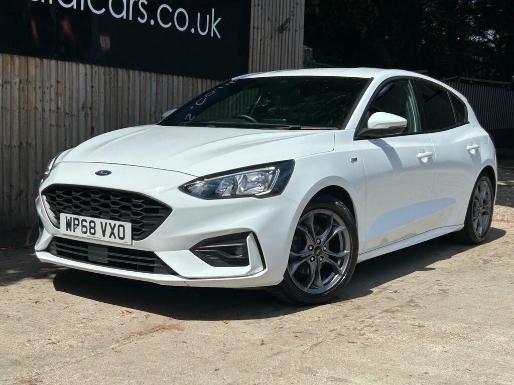 Ford Focus 1.0T Ecoboost St-line Euro 6 S S WP68VXO White #6