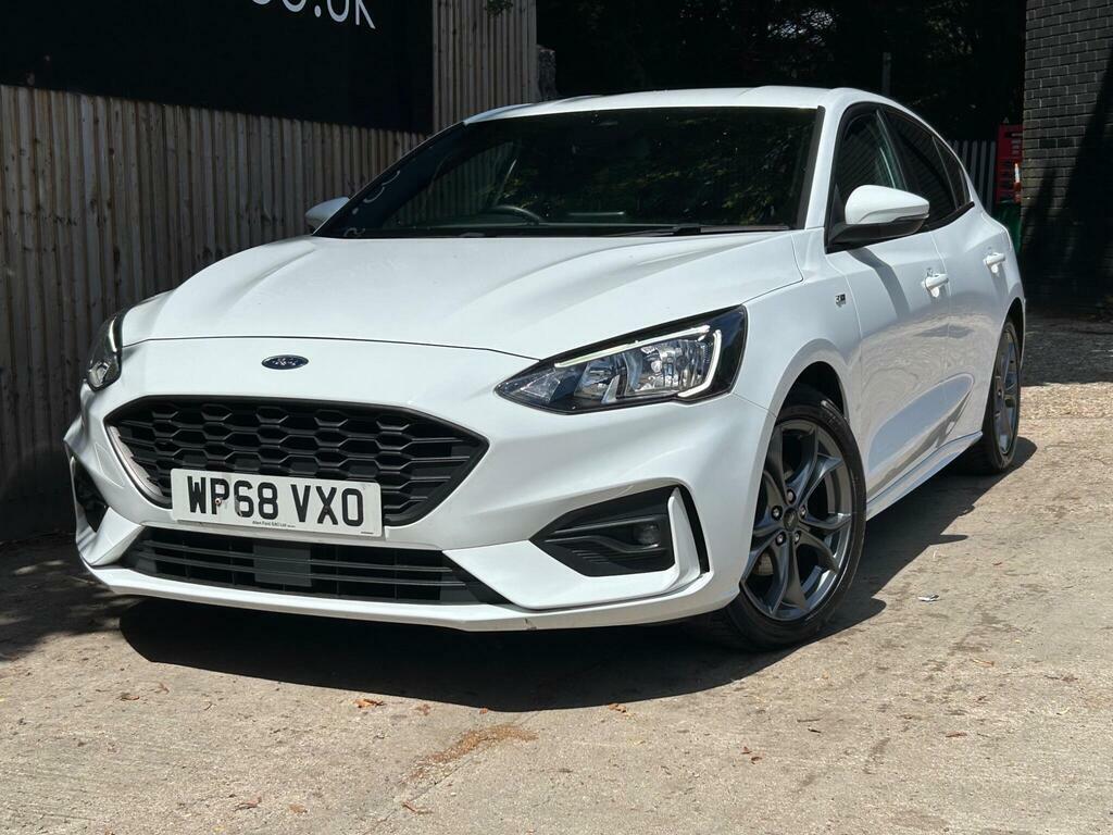 Ford Focus 1.0T Ecoboost St-line Euro 6 S S WP68VXO White #2