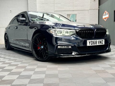 BMW 5 Series 2.0 520D M YD68VMZ Black #6