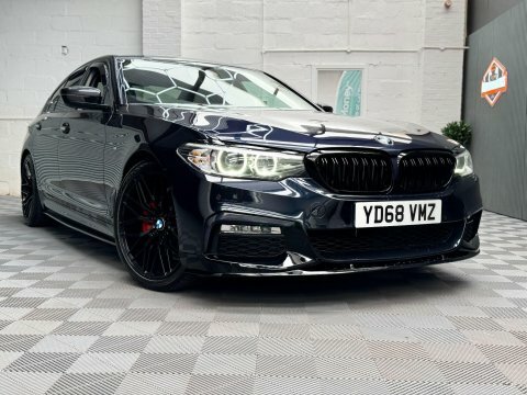 BMW 5 Series 2.0 520D M YD68VMZ Black #2