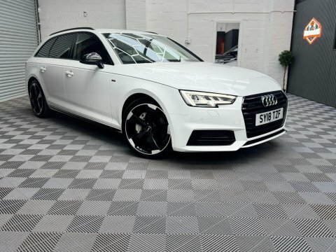 Audi A4 2.0 Tdi Black White #2