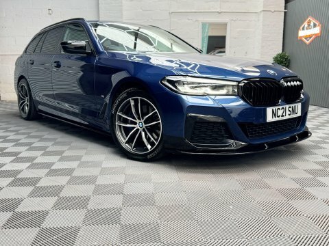 BMW 5 Series 2.0 530E 12Kwh M Sport Touring Steptronic Euro 6 NC21SNU Blue #6