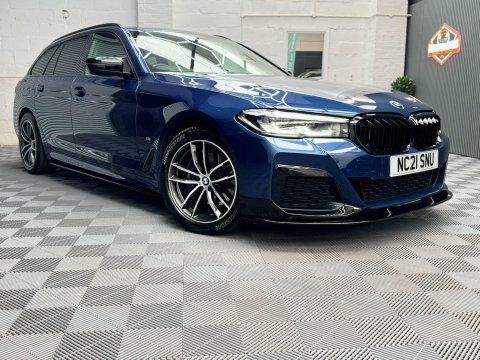 BMW 5 Series 2.0 530E 12Kwh M Sport Touring Steptronic Euro 6 NC21SNU Blue #2