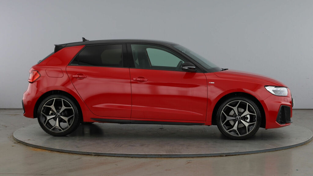 Audi A1 1.0 Tfsi 30 Black Edition Sportback S Tronic Euro CK75YHA Red #4