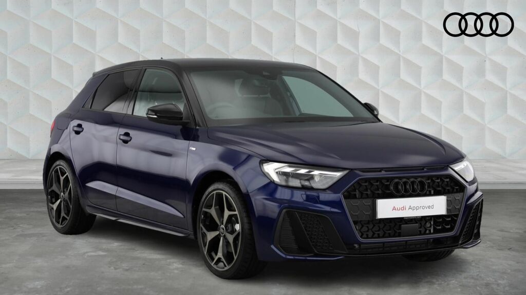 Audi A1 1.0 Tfsi 30 Black Edition Sportback S Tronic Euro CN75XFU Blue