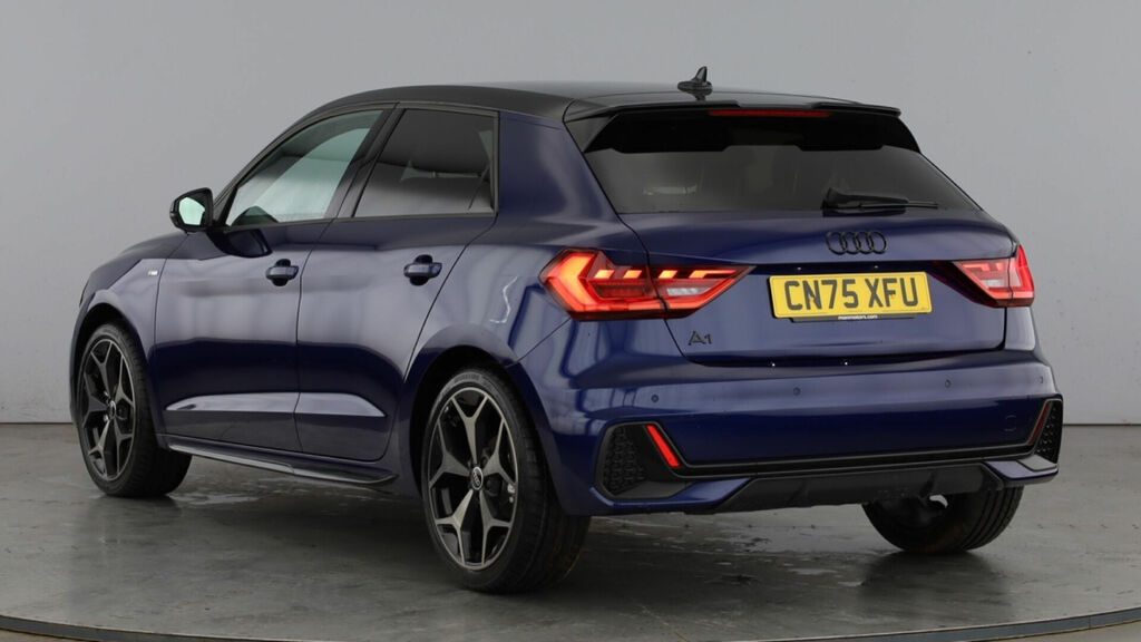 Audi A1 1.0 Tfsi 30 Black Edition Sportback S Tronic Euro CN75XFU Blue #3