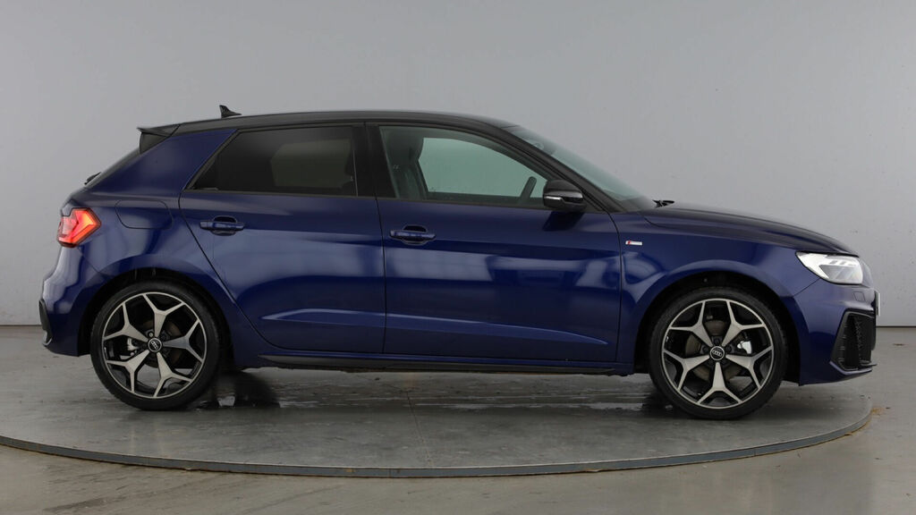 Audi A1 1.0 Tfsi 30 Black Edition Sportback S Tronic Euro CN75XFU Blue #4