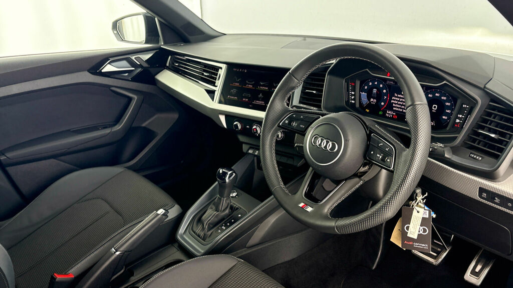 Audi A1 1.0 Tfsi 30 S Line Sportback S Tronic Euro 6 5-Doo CA75TGO Black #6