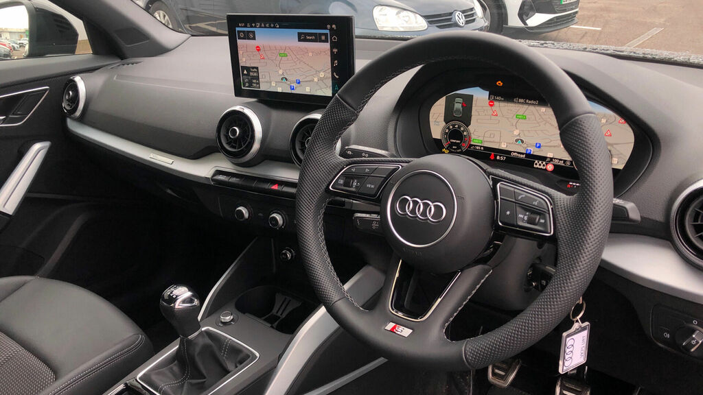 Audi Q2 1.0 Tfsi 30 S Line Euro 6 5-Door VK75URT Black #6