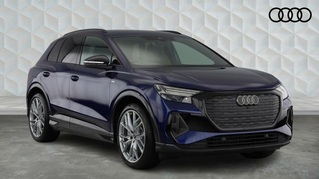Audi Q4 E Tron 45 Black Edition 5-Door 82Kwh Blue