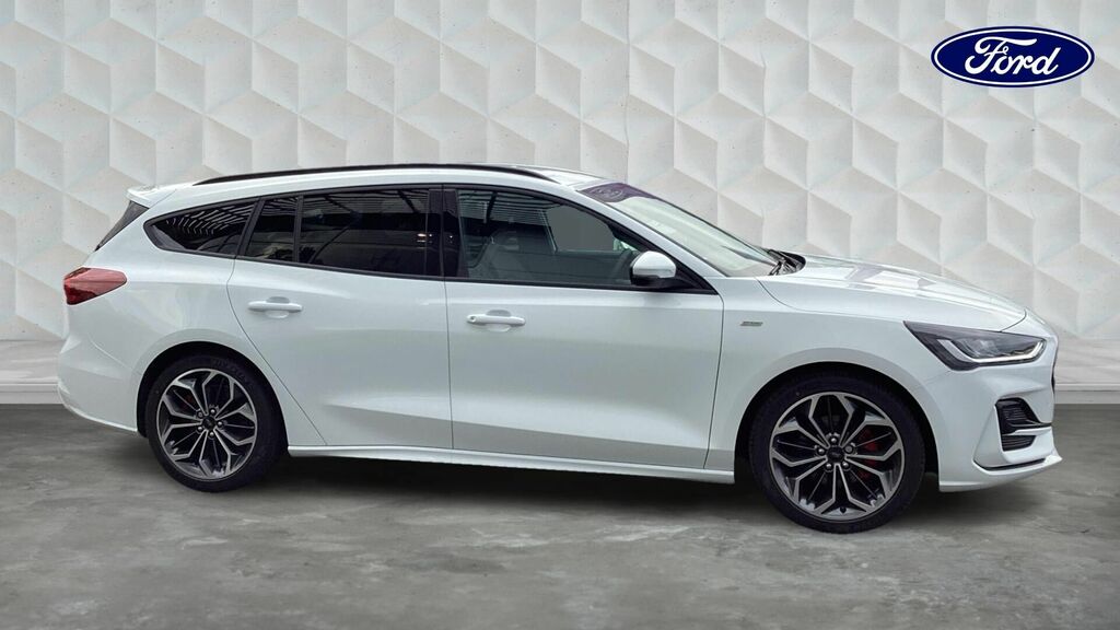 Ford Focus 1.0T Ecoboost Mhev St-line X Dct Euro 6 5-Door CK75YBU White #4