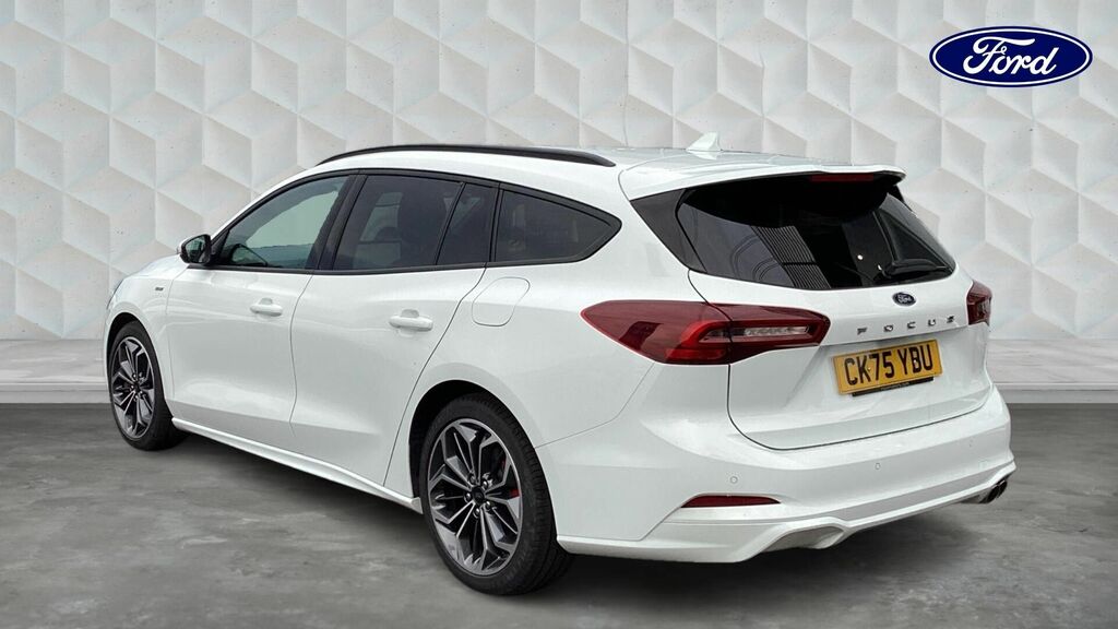 Ford Focus 1.0T Ecoboost Mhev St-line X Dct Euro 6 5-Door CK75YBU White #3