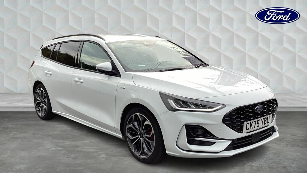 Ford Focus 1.0T Ecoboost Mhev St-line X Dct Euro 6 5-Door CK75YBU White