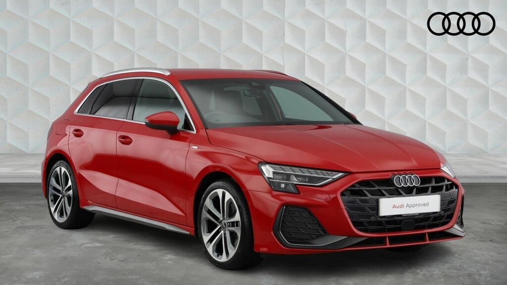Audi A3 Tfsi 35 S Line Sportback S Tronic Euro 6 5-Door Red