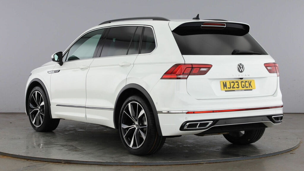 Volkswagen Tiguan 2.0 Tdi R-line Dsg Euro 6 5-Door MJ23GCK White #3