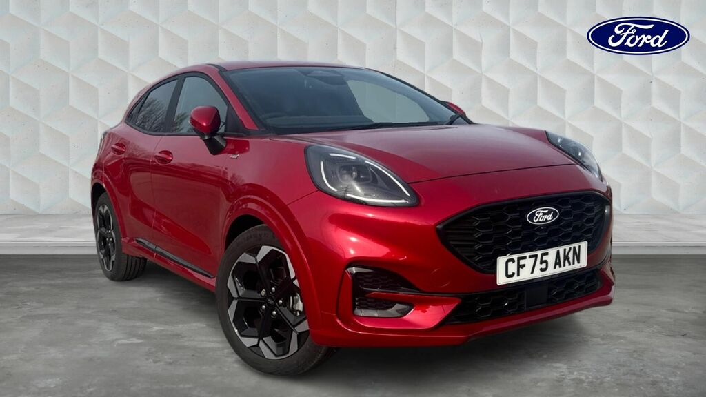 Ford Puma 1.0T Ecoboost Mhev St-line X Euro 6 5-Door CF75AKN Red