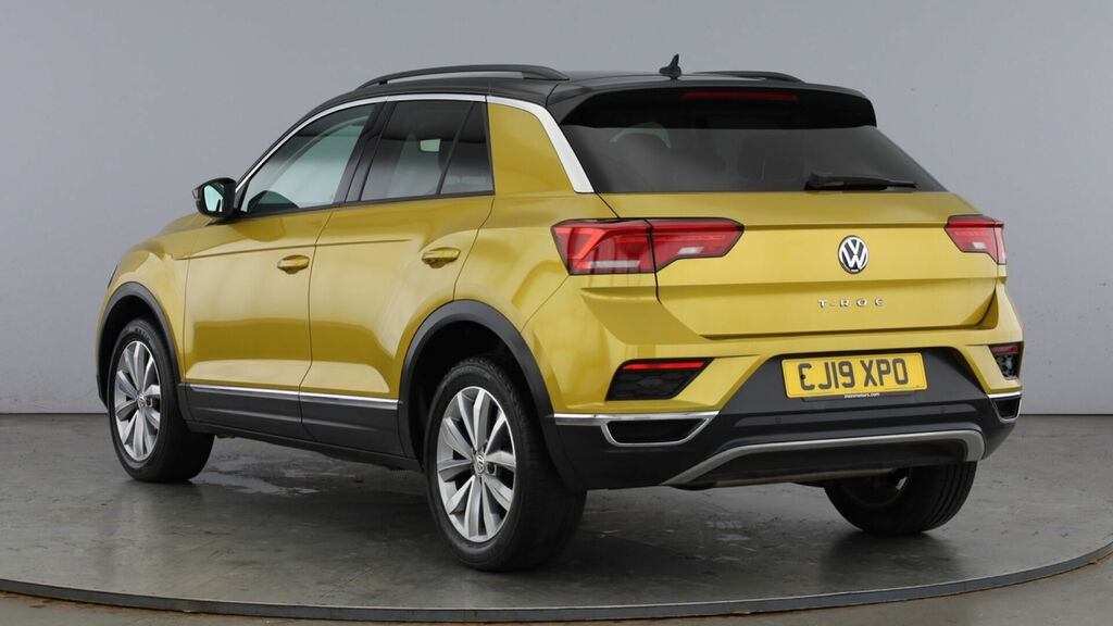 Volkswagen T-Roc Tsi Evo Design Euro 6 5-Door CJ19XPO Yellow #3
