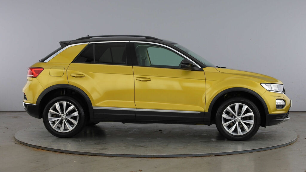 Volkswagen T-Roc Tsi Evo Design Euro 6 5-Door CJ19XPO Yellow #4
