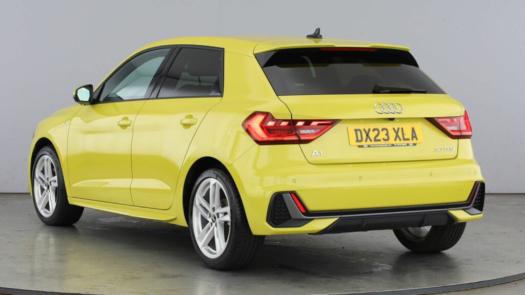 Audi A1 1.0 Tfsi 30 S Line Sportback S Tronic Euro 6 5-Doo DX23XLA Yellow #3