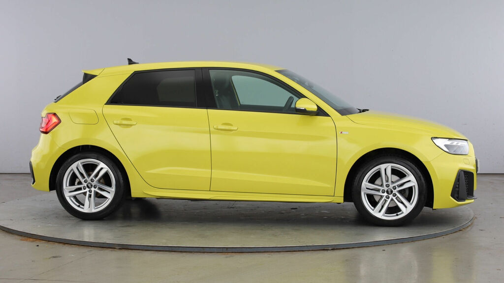 Audi A1 1.0 Tfsi 30 S Line Sportback S Tronic Euro 6 5-Doo DX23XLA Yellow #4